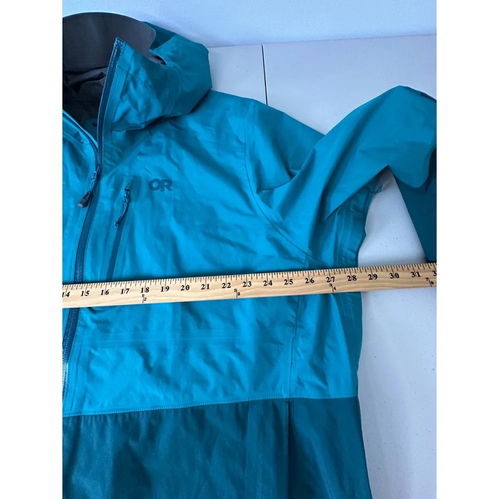 Outdoor Research Aspire II Rain Jacket Size 3X Hooded Colorblock Gore-Tex - Picture 8 of 13